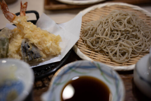 石神井公園の蕎麦・雷鳥。